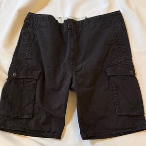 Men's Levi Strauss Black Cargo Shorts